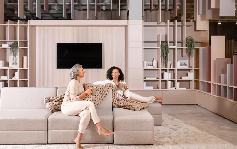 A sala de estar é onde dividimos momentos com familiares e amigos.